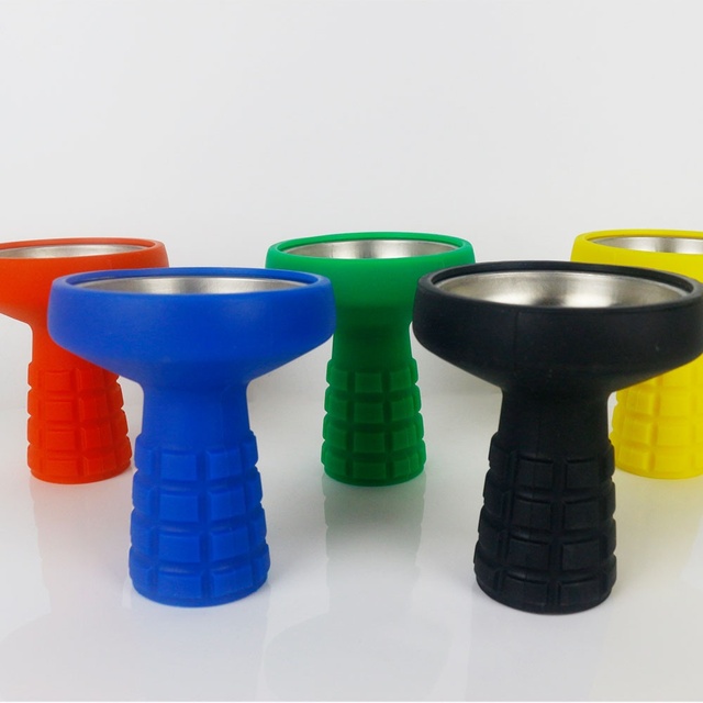 Premium Multi-color Arabian Round Silicone Hookah Accessories Gift-Giving Heat-resistant Shisha Bowl Head