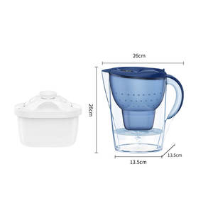 Jarra purificadora de agua de 3,5 l para café doméstico Mak6er sin BPA, agua dura más <span class=keywords><strong>suave</strong></span> para reducir el TDS - Product Image 3