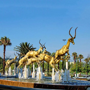 Tượng Động Vật Linh Dương Tây Tạng Bằng Sợi Thủy Tinh Tùy Chỉnh Để Trang Trí Cảnh Quan Vườn Ngoài Trời Lớn - Product Image 4