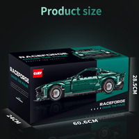 Guly 10662 2026 Nouveau MOC Voiture de sport technique à haute difficulté, modèle réduit 1:8, cadeau de bureau pour adultes, ensembles de blocs de construction 3828 pièces