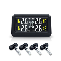 Surveillance de la pression des pneus capteur interne universel Oem Tpms capteur de jauge boîte de 12 couleurs ABS compteur de voiture numérique universel 433.92mhz