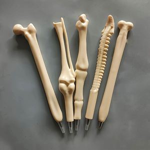Creative Realistic Human Skeleton Shape 1.0mm Writing Width Ballpoint <b>Pen</b> Funny Plastic Bone Student <b>Pen</b> for Back-to-School Gift - Product Image 6