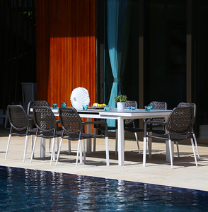 Extérieur en aluminium <span class=keywords><strong>Salon</strong></span> <span class=keywords><strong>De</strong></span> <span class=keywords><strong>Jardin</strong></span> 8 Places Loisirs Ensemble <span class=keywords><strong>de</strong></span> Salle À <span class=keywords><strong>Manger</strong></span> - Product Image 3