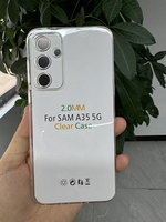 Funda Transparente para Teléfono JOYPORODO de TPU Transparente de 2.0 mm para Samsung, Venta al por Mayor para iPhone 13 15 16 Pro Max, Cubierta Transparente para Muchos Modelos