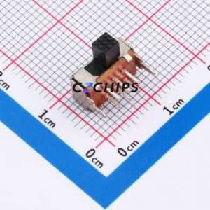 SK22D02G4 Slide Switch Through hole-8P,10.8x6.3mm Switch Double Pole Double Throw Rectangle Pin Header PC Pin 10.8mm - Product Image 1