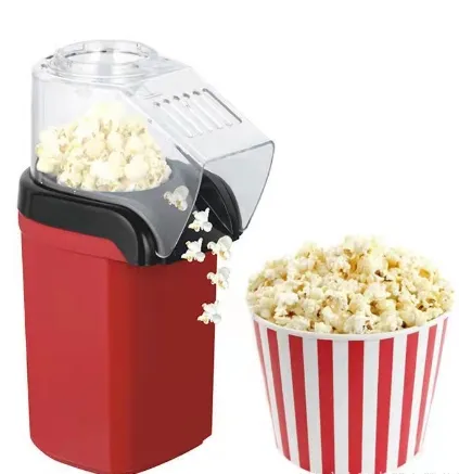 Kleine Heißluft-Popcorn-Maschine Home Elektrische Mini-Popcorn-Maschine mit Hitzeschutz Kein Öl erforderlich Heißluft-Popcorn-Hersteller