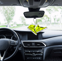 Désodorisant de Voiture Suspendu Kawaii, Papier Désodorisant à Personnaliser avec Bonne Odeur