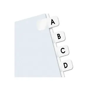 Alta Qualidade Personalizado Plástico 6/12/31 Pasta de Arquivo Mensal Tabs A4 Carta Tamanho Index Card Colorido PP Alfabético Numérico Divisores