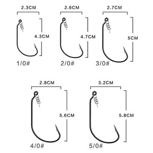 50 Cái Móc Câu Cá Biển Hộp Câu Cá Bù Đắp 2 #-3/0 # Phụ Kiện Móc Câu Lớn - Product Image 5
