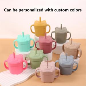 Gobelet en silicone personnalisable, anti-fuite, portable et pliable pour les sports de plein air, les voyages et les cadeaux - Product Image 2