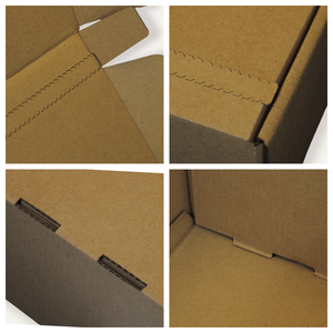 Boîtes d'emballage en carton ondulé personnalisées Boîte postale à fermeture éclair avec logo - Product Image 4