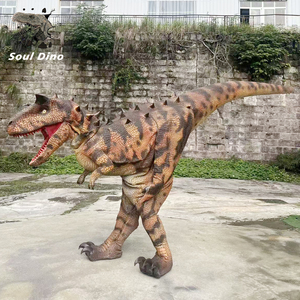 Dinosaure Velociraptor réaliste sur mesure, grandeur nature, fait main, en acier/métal, pour aventure publique intérieure/extérieure - Product Image 6