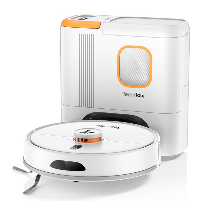 Teendow Laser Navigation Vacuum Cleaner Robot Driving House Hall Mop Floor Self Emptying Dustbin Smart Robot Vacuum Cleaner