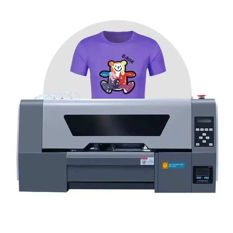 A3 DTF Imprimante Printer Can Install XP600/I3200/I1600 Heads 30cml A3 DTF Printer For Tshirt DTF Printing