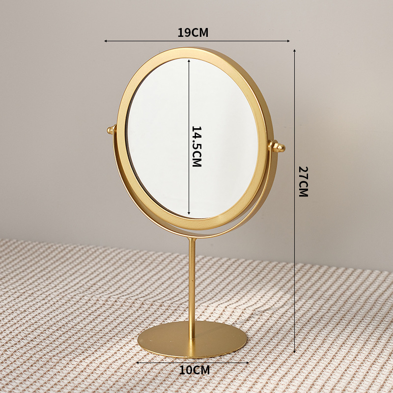 Miroir haut doré