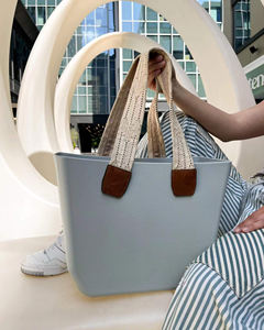 ホット販売カスタム防水EVAシリコンボグバッグレディースファッションサマービーチトートショルダーバッグボウストックあり - Product Image 2