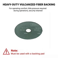 Disques en fibre de résine de carbure de silicium en gros 6" 7" x 7/8" à trou rond ou à trous croisés, grain 24/36/40/50, fabricant OEM