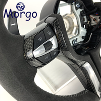 Volant de voiture en fibre de carbone LED personnalisé pour BMW M2 M3 M4 M5 M6 X5M X6M F87 F80 F82 F30 F31 F32 F33 F34 F36 F10