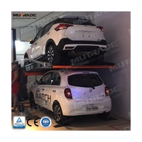 Lève-voiture double colonne pour 2 véhicules, capacité 2000 kg, pour parking résidentiel intérieur
