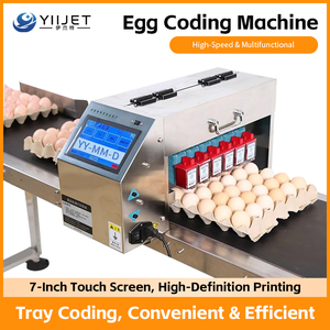 Desktop Tij Printer Inkjet untuk pencetak telur produksi kedaluwarsa tanggal Batch nomor Koding dengan kecepatan cepat dan efisiensi tinggi - Product Image 3