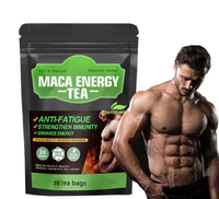 Thé énergétique naturel de maca de qualité supérieure OEM, anti-fatigue, amélioration de l'immunité, thé stimulant l'énergie pour hommes MAX