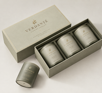 Boîte cadeau professionnelle haut de gamme en papier d'art avec pelliculage brillant et fermeture magnétique, emballage deux pièces couvercle et base