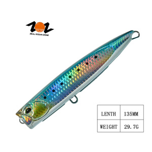Leurre de pêche <span class=keywords><strong>ZOZ</strong></span> Swimbait, appât artificiel dur, queue rotative, popper, en ABS imprimé - Product Image 1