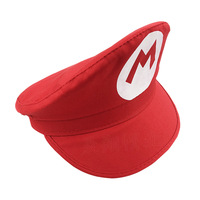 Super Mario Flat Top Hat pour enfants et adultes Vente en gros Cartoon Anime Périphérique pour Pâques Ramadan Noël Graduation