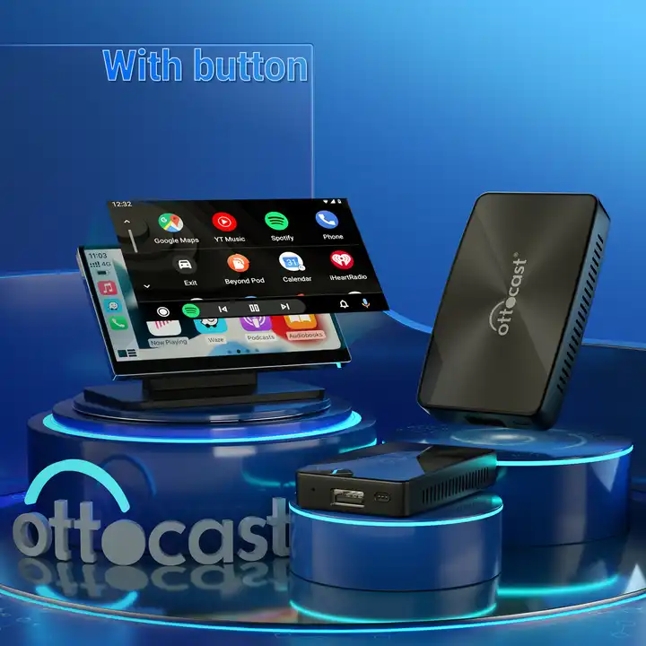 Ottocast U2-X Pro Plug-in Play, INSTANT Wireless CarPlay/ Android Auto