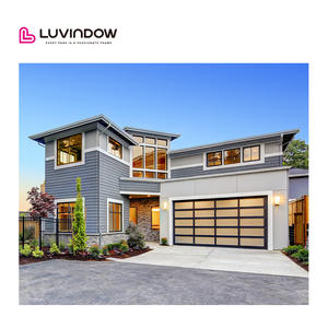 높은 단열 및 도난 방지 성능을 갖춘 결합 된 알루미늄 차고 문 자동 가정용 차고 문 - Product Image 1