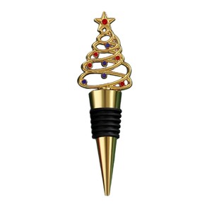 Christmas Tree <b>Wine</b> <b>Stopper</b> Zinc Alloy Gold And Silver Creative Bottle <b>Stopper</b> For <b>Wine</b> Preservation Party Gift - Product Image 4