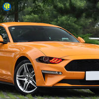 Phare avant LED de haute qualité YU GUANG pour Ford Mustang 2018-2023, mise à niveau des phares, style RGB, projecteur LED, phare avant
