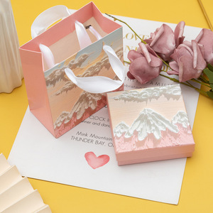 Boîte d'emballage en papier pour peinture à l'huile colorée, boîte à cartes cadeaux de haute qualité, ensemble de boîtes cadeaux en gros pour femmes - Product Image 5