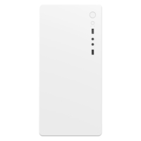 Ruix MY06 Bon Prix Blanc Table Bureau Micro ATX Cas Ordinateur Cas & Tours Support Installer Panneau Latéral Ventilateur