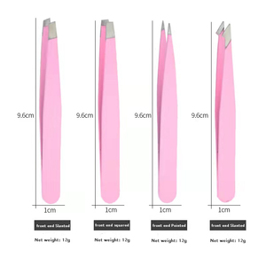 Pincettes <span class=keywords><strong>à</strong></span> sourcils, 4 pièces, pinces <span class=keywords><strong>à</strong></span> épiler, en acier inoxydable, <span class=keywords><strong>pour</strong></span> l'épilation - Product Image 2