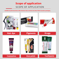 Machine automatique de remplissage et de scellage de tubes en aluminium pour crème cosmétique, pommade, dentifrice, coloration capillaire, de 5 à 75 ml