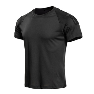 T-shirt tactique DF25 kaki camouflage, ultra-léger, en polyester, col rond, manches courtes, vêtements d'été pour activités de plein air, randonnée et alpinisme, vente en gros - Product Image 4