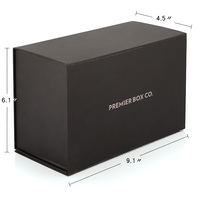 Boîte cadeau de luxe grande et spacieuse, personnalisée, avec fermeture magnétique en papier, pliable, emballage pliable, boîte cadeau