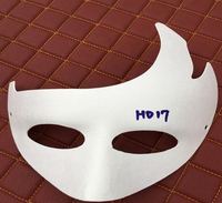 Masques en Styrène Blanc Décoratif pour Fête Masculine Masculine Masculine Masculine Masculine Masculine Masculine Masques Masques pour Fête DIY
