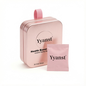 Tiras Orales Rosadas OEM para Mejorar la Salud del Sueño, Fórmula Relajante Suave, Estuche Metálico Portátil, 30 Tiras para Mujeres y Niñas - Product Image 1