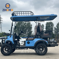 Voiturette de golf électrique 4x4 UTV homologuée pour la route, 4 places, certifiée CE, vitesse de 30-50 km/h et autonomie de 90 km pour adultes