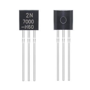 ทรานซิสเตอร์แท้รุ่น 2N7000 TO-92 มอสเฟตทรานซิสเตอร์ชนิด N-Channel 0.3A/60V 2N7000 - Product Image 1
