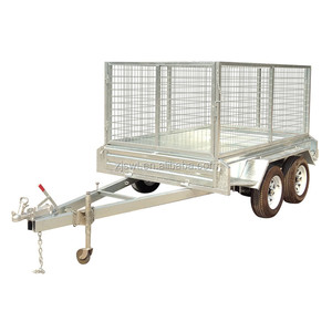 8x5 caja de <span class=keywords><strong>remolque</strong></span> de 3500kg GVW <span class=keywords><strong>2</strong></span> del coche <span class=keywords><strong>remolque</strong></span> del eje portador con 1000mm jaula de malla - Product Image 3