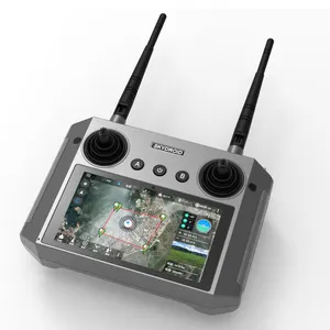 Skydroid controle remoto h12, controlador de vídeo digital de 2.4ghz 1080p, transmissor de dados e controle remoto agrícola