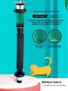 Tubo di scarico deodorante moderno diretto in fabbrica <span class=keywords><strong>con</strong></span> Design telescopico integrato per lavelli e lavabi - Product Image 4