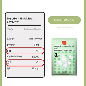 Ingredientes de <span class=keywords><strong>turrón</strong></span> vegano y <span class=keywords><strong>sin</strong></span> gluten de primera calidad. Suministro directo del fabricante de mezcla de dulces de malvavisco bajo en azúcar para B2B, panaderos - Product Image 5