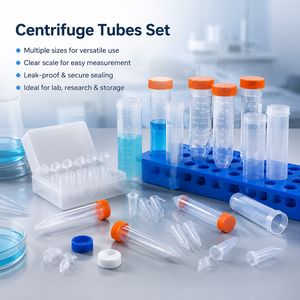 Tubo de Centrífuga de Plástico PP Degao, 0.2ml-100ml, Fondo Cónico Redondo, Tapa de Rosca, Tubo de Almacenamiento de Muestras de Laboratorio - Product Image 2