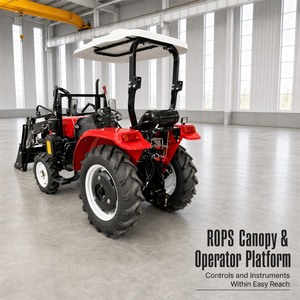 Mini Trattore Agricolo 4WD/2WD <span class=keywords><strong>con</strong></span> Motore da 25-260 CV, Caricatore Frontale, Attacco a Tre Punti e Pompa per Uso Agricolo Familiare - Product Image 6