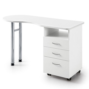 Dongpin Beauty Manicure <b>Table</b> 3432 White <b>Portable</b> With Drawers For Salon Use - Product Image 2