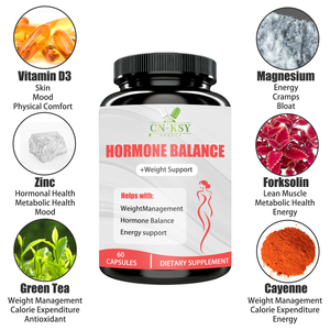 Capsule per l'Equilibrio Ormonale, Integratore per il Controllo del Peso con Vitamina D3, Magnesio e <span class=keywords><strong>Forskolin</strong></span>, Promuove l'Armonia Ormonale - Product Image 5